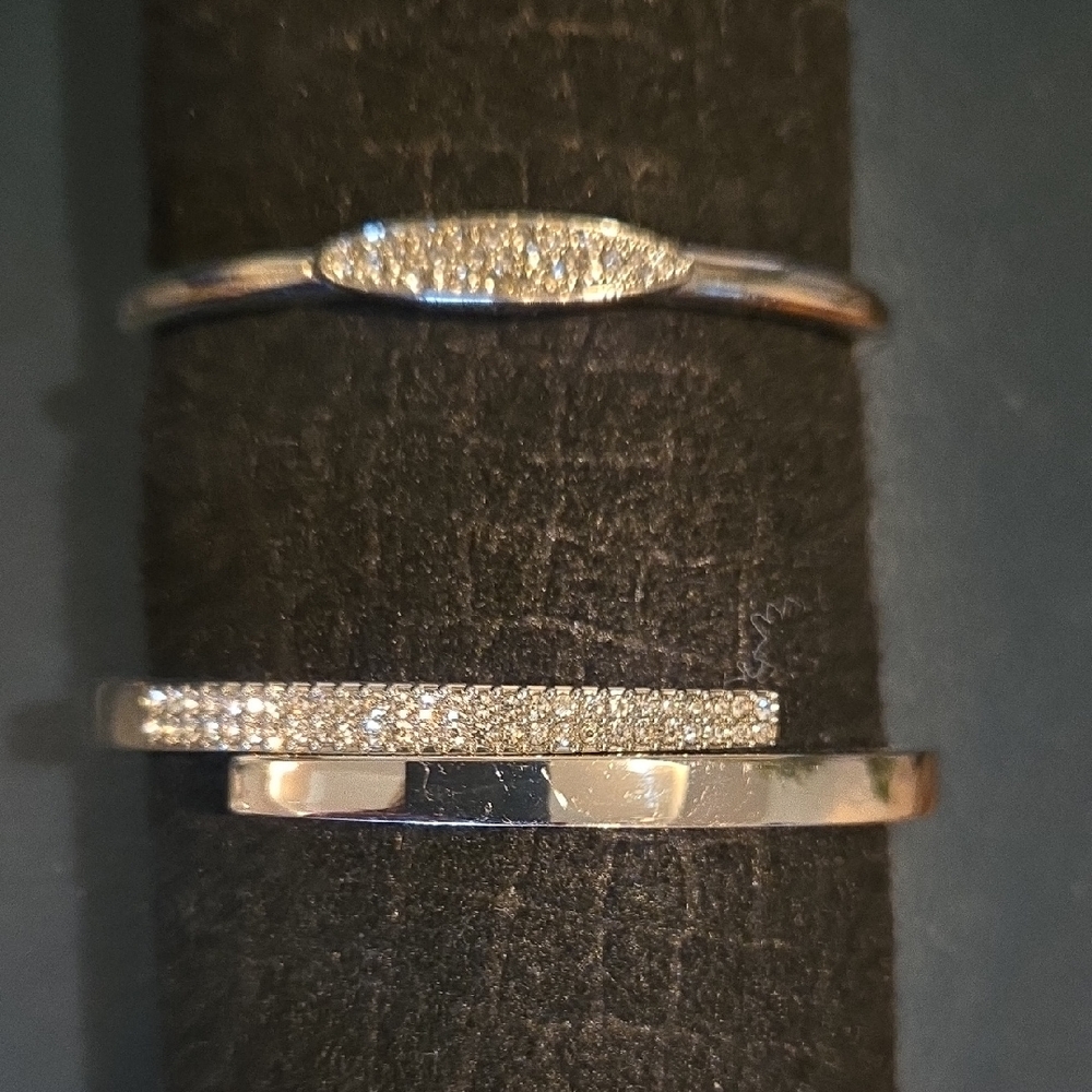 Silver Tone And Crystal Bracelet Bundle